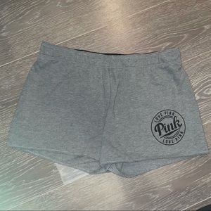 PINK pajama shorts with waistband